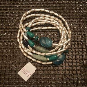 Lia Sophia Waterfront Stretch Bracelet Set